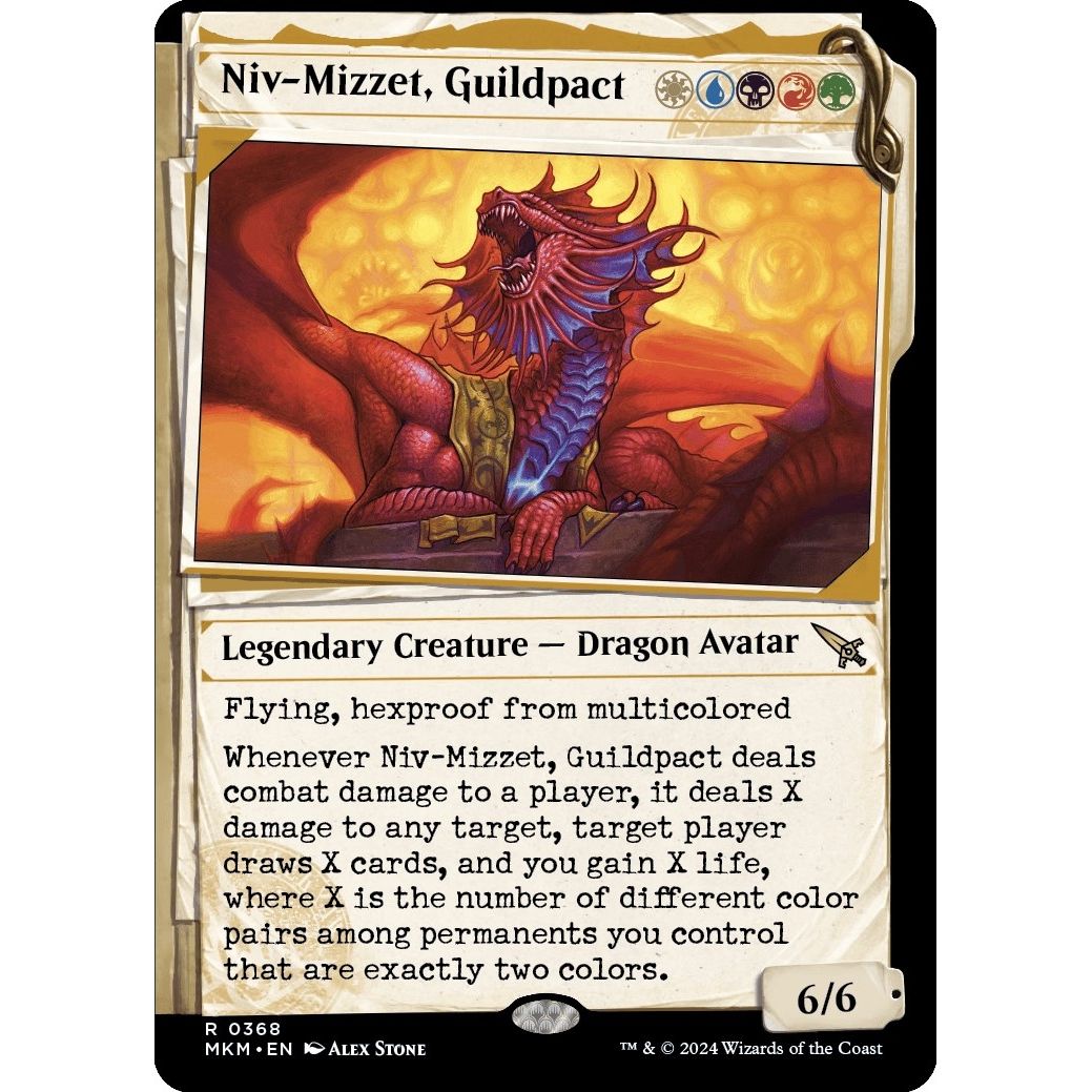 Image for Niv-Mizzet, Guildpact (Showcase) (368) (368) (MKM) - Magic: The Gathering