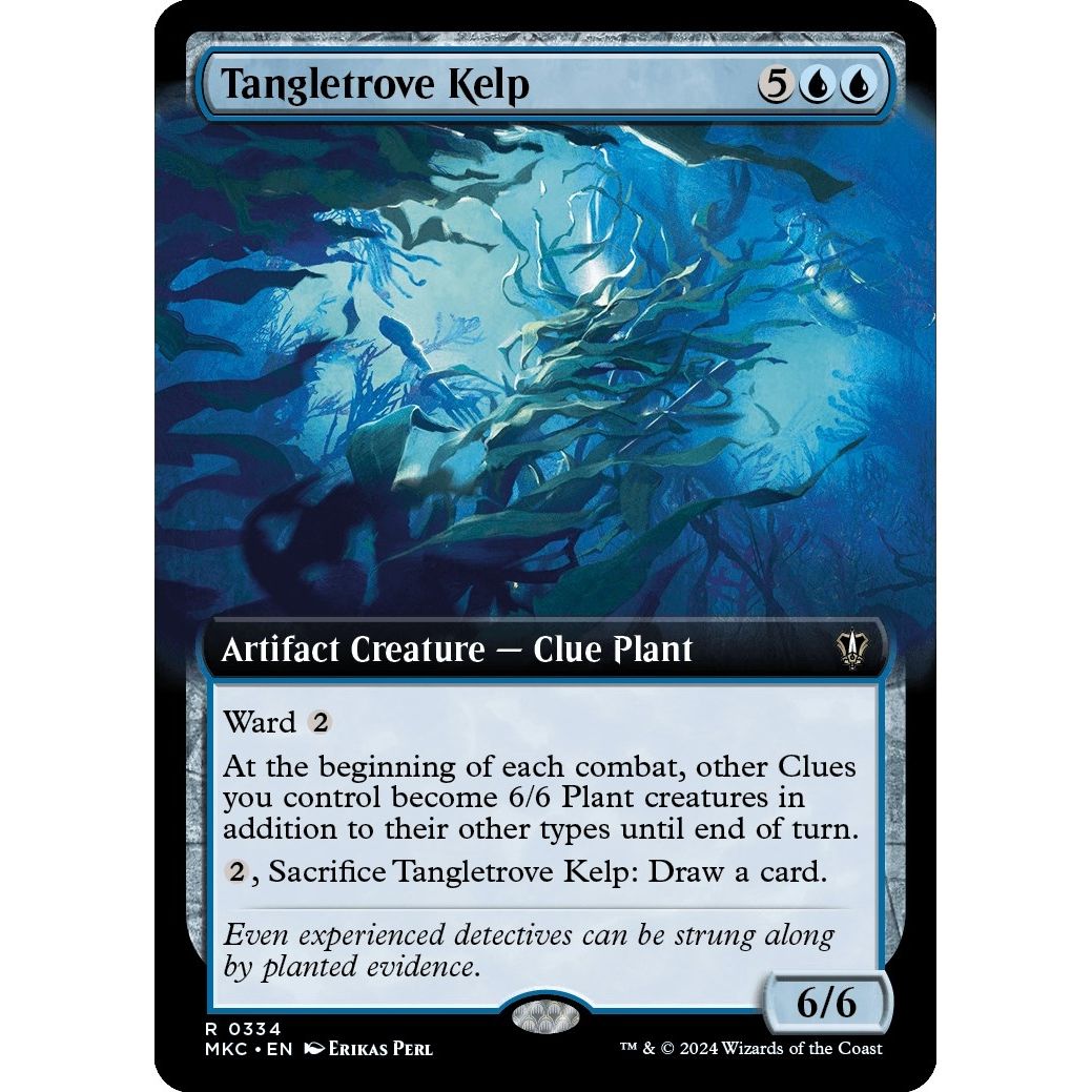 Image for Tangletrove Kelp (Extended Art) (334) (MKC) - Magic: The Gathering