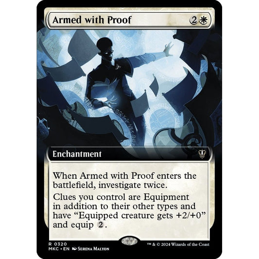 Image for Armed with Proof (Extended Art) (320) (MKC) - Magic: The Gathering