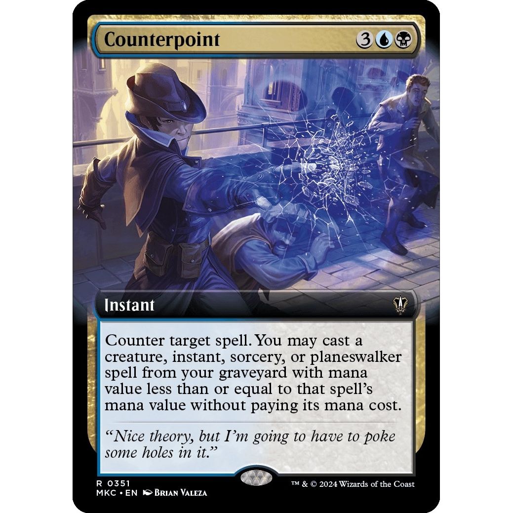 Image for Counterpoint (Extended Art) (351) (MKC) - Magic: The Gathering