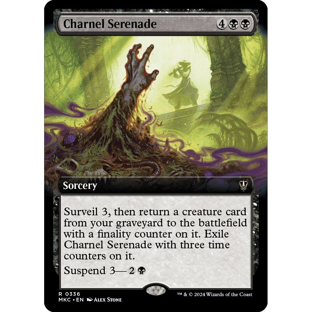 Image for Charnel Serenade (Extended Art) (336) (MKC) - Magic: The Gathering