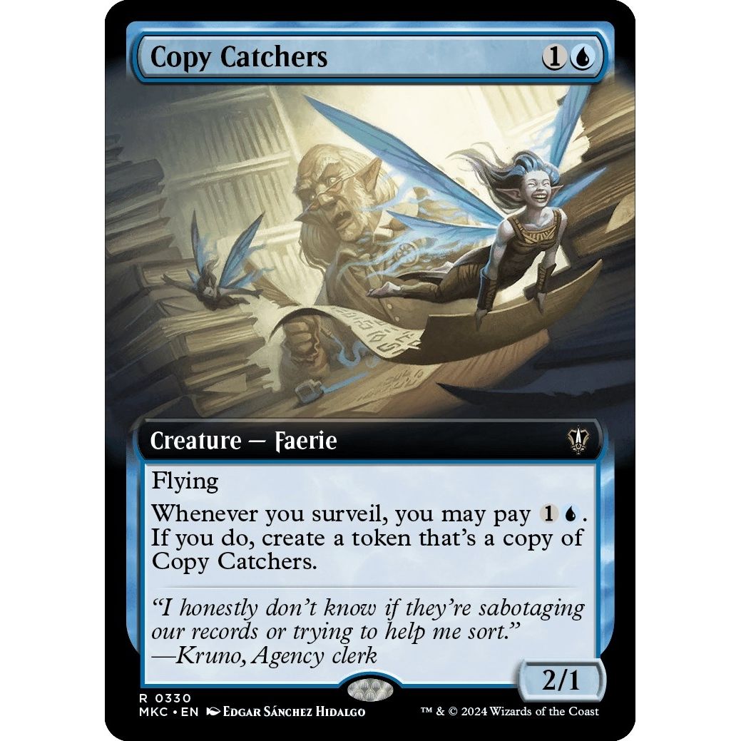 Image for Copy Catchers (Extended Art) (330) (MKC) - Magic: The Gathering