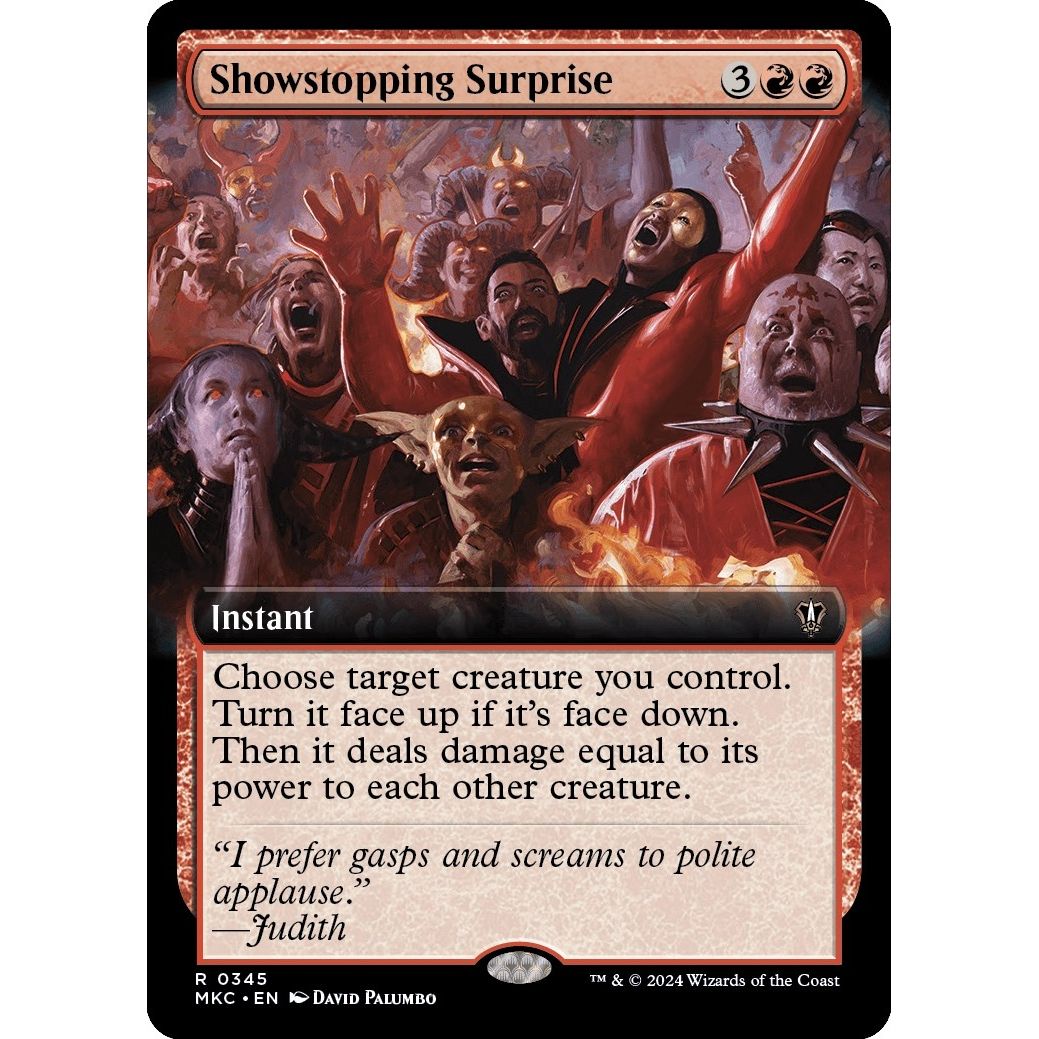 Image for Showstopping Surprise (Extended Art) (345) (MKC) - Magic: The Gathering