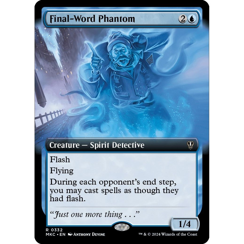 Image for Final-Word Phantom (Extended Art) (332) (MKC) - Magic: The Gathering