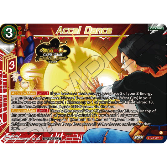 Image for Accel Dance (2023 World Championship Z-Extra Card Set) (BT23-007) (TPR) - Dragon Ball Super: Masters
