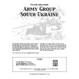 Image for Panzer Grenadier: Army Group South Ukraine Supplement - Boardgames