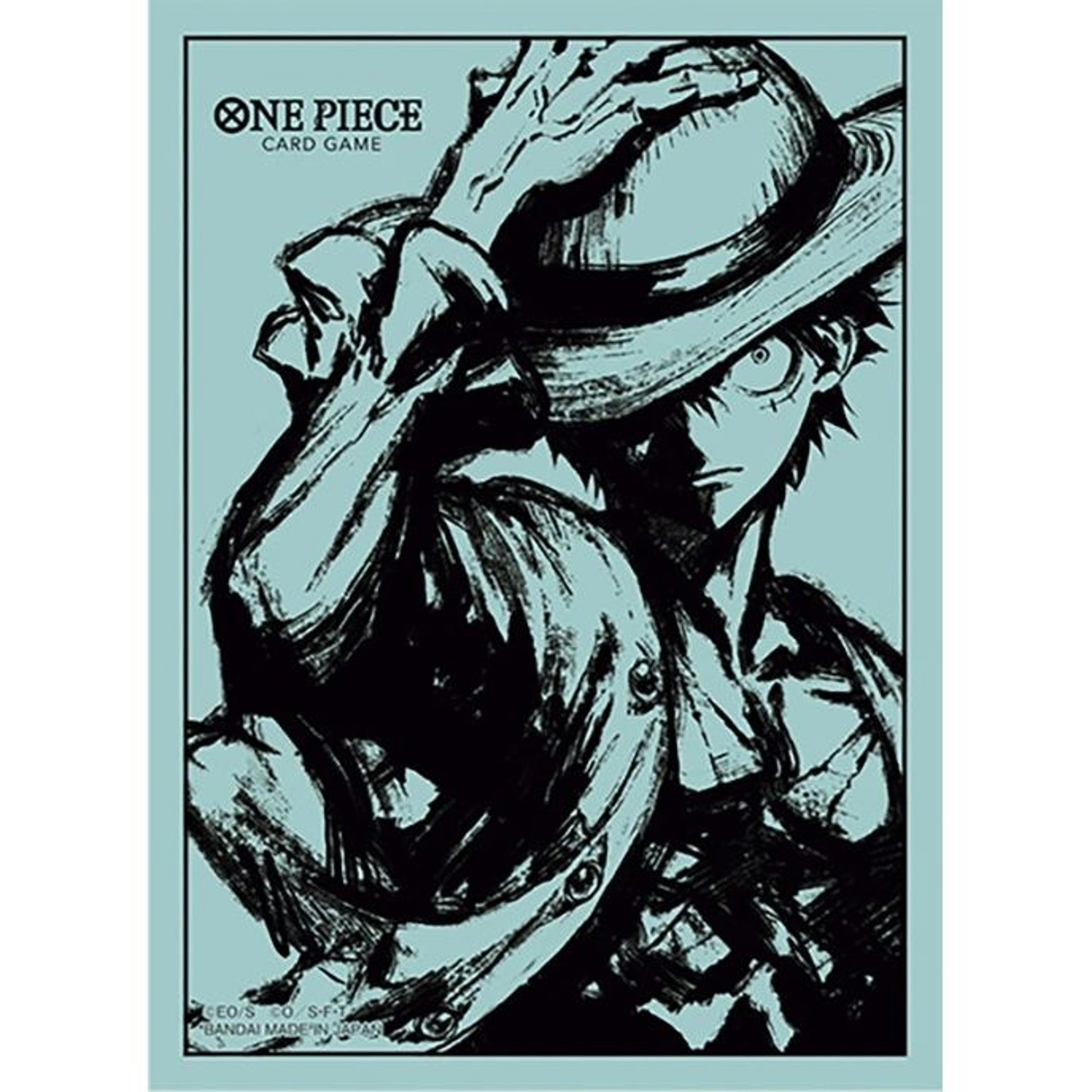 Image for One Piece Card Game Official Sleeves - Japanese 1st Anniversary Special Sleeves: Monkey.D.Luffy (100-Pack) - Card Sleeves