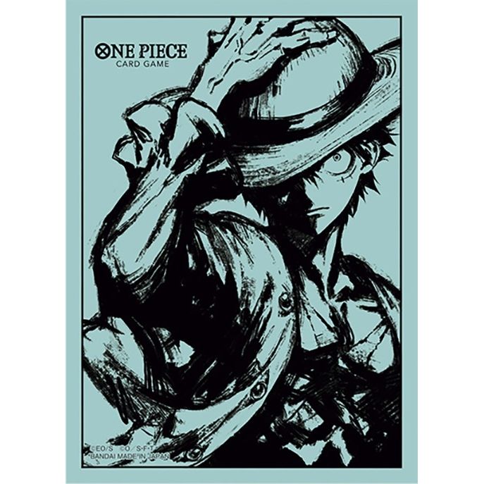 Image for One Piece Card Game Official Sleeves - Japanese 1st Anniversary Special Sleeves: Monkey.D.Luffy (100-Pack) - Card Sleeves
