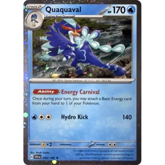 Image for Quaquaval - 054/198 (Cosmos Holo) (054/198) (MCAP) - Pokemon