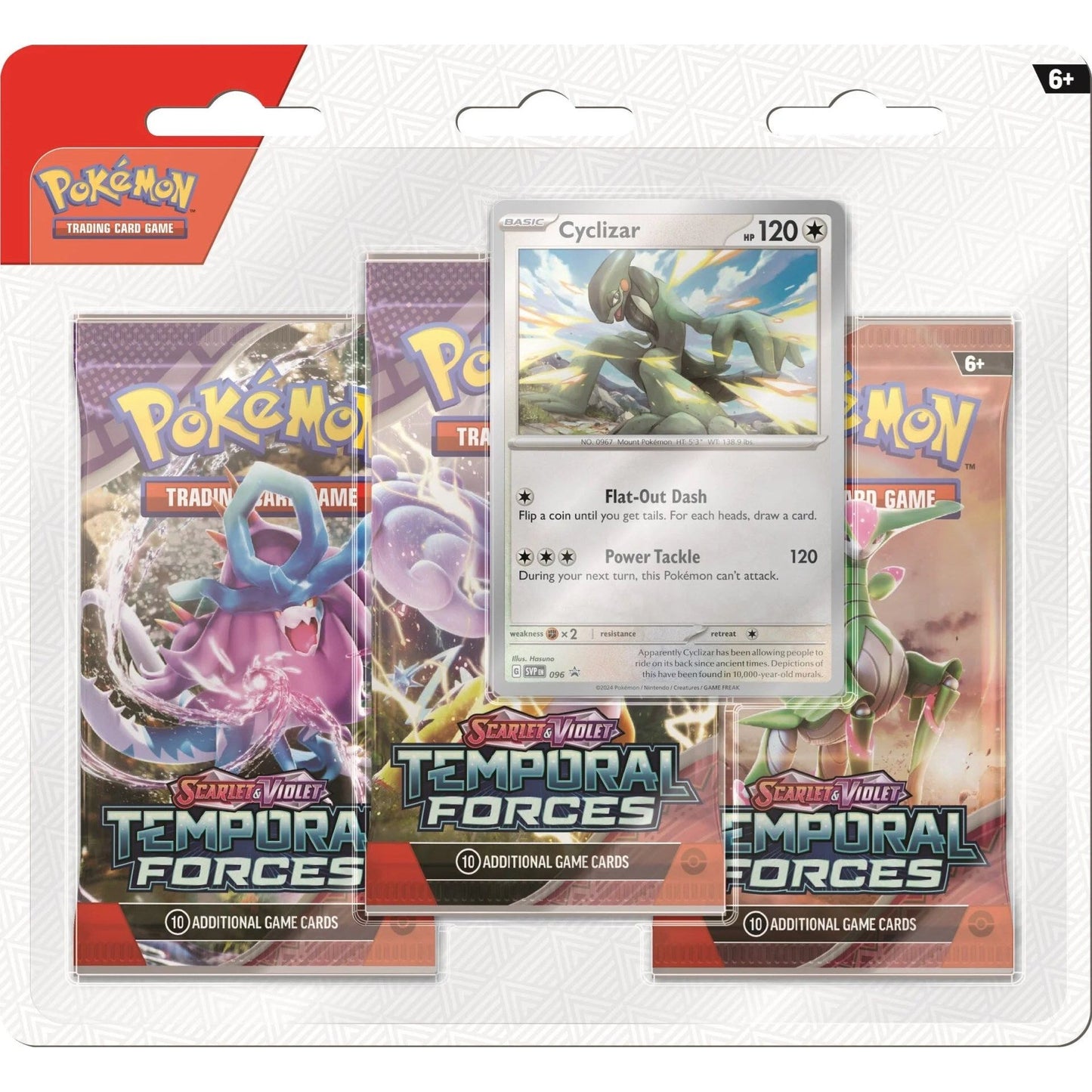 Image for Temporal Forces 3 Pack Blister [Cyclizar] - Pokemon