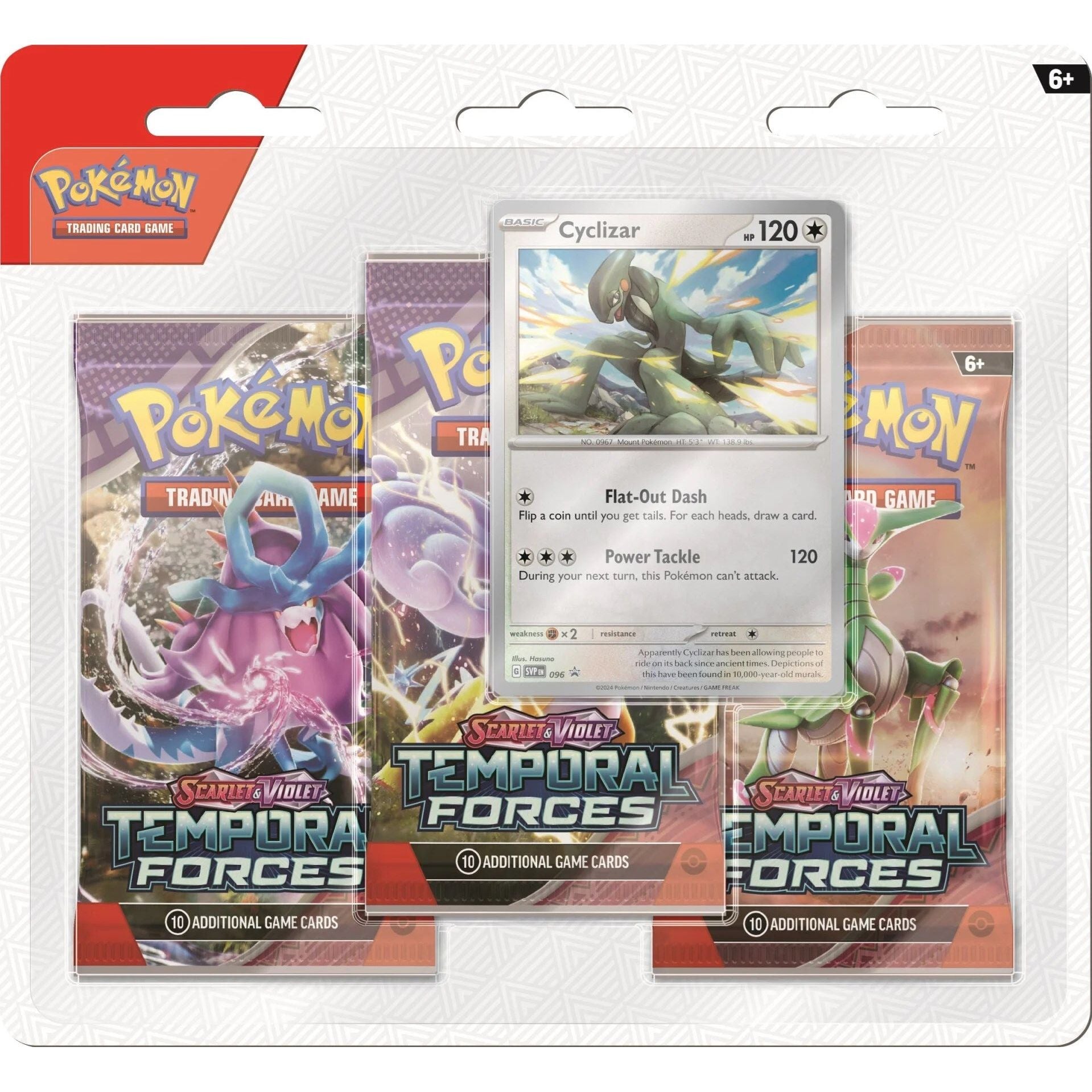 Image for Temporal Forces 3 Pack Blister [Cyclizar] - Pokemon