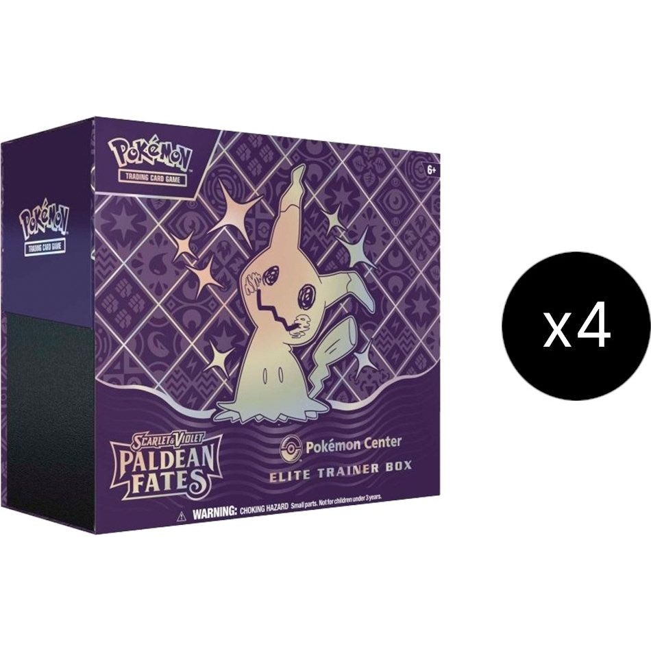 Image for Paldean Fates Pokemon Center Elite Trainer Box (Exclusive) Case - Pokemon