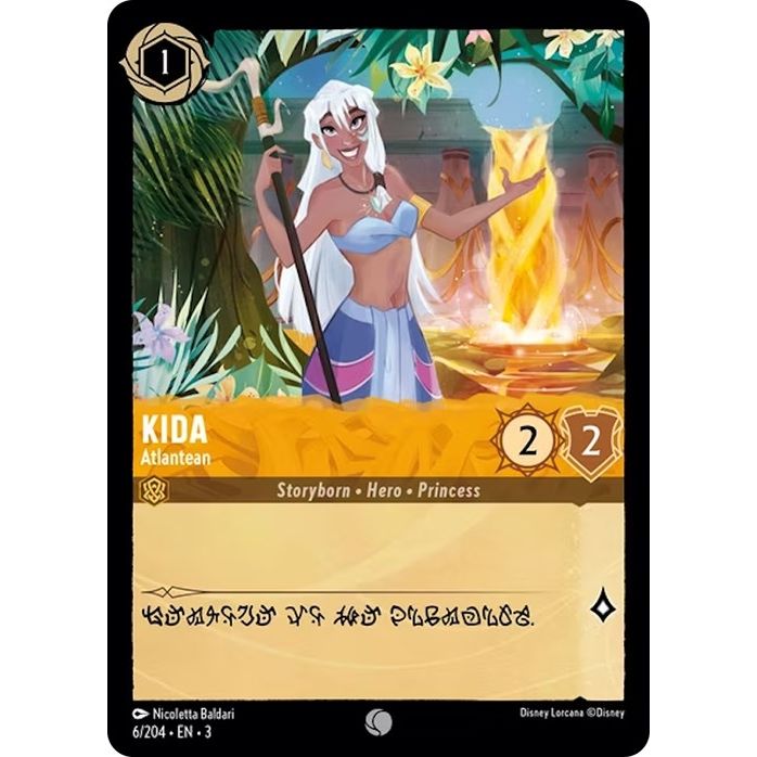 Image for Kida - Atlantean (6/204) (3) - Disney Lorcana