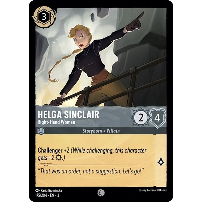 Image for Helga Sinclair - Right-Hand Woman (175/204) (3) - Disney Lorcana