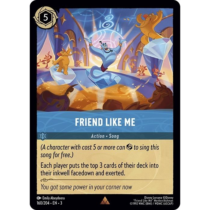 Image for Friend Like Me (160/204) (3) - Disney Lorcana