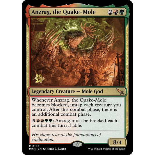 Image for Anzrag, the Quake-Mole (186) (PRE) - Magic: The Gathering