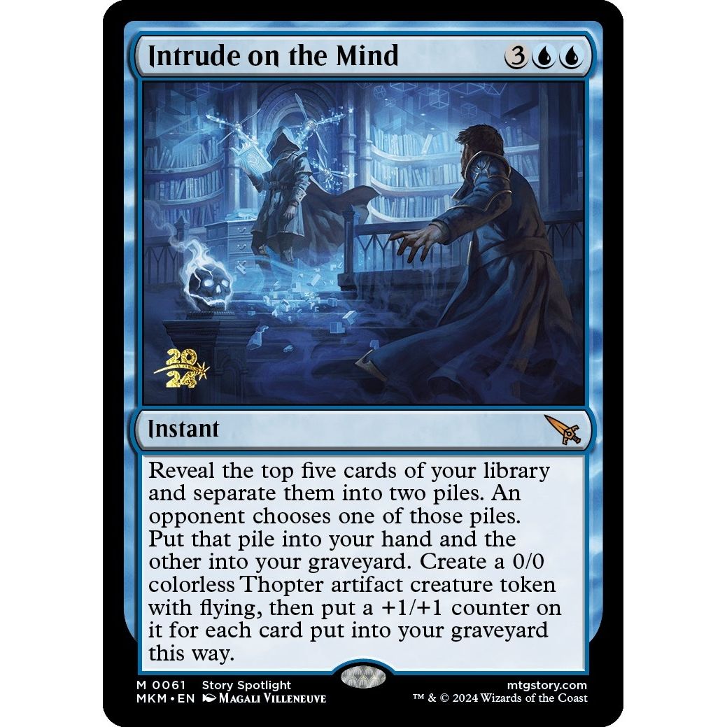 Image for Intrude on the Mind (61) (PRE) - Magic: The Gathering