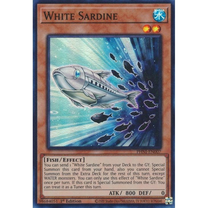 Image for White Sardine (PHNI-EN007) (PHNI) - YuGiOh