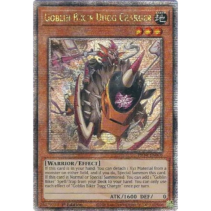 Image for Goblin Biker Dugg Charger (Quarter Century Secret Rare) (PHNI-EN008) (PHNI) - YuGiOh