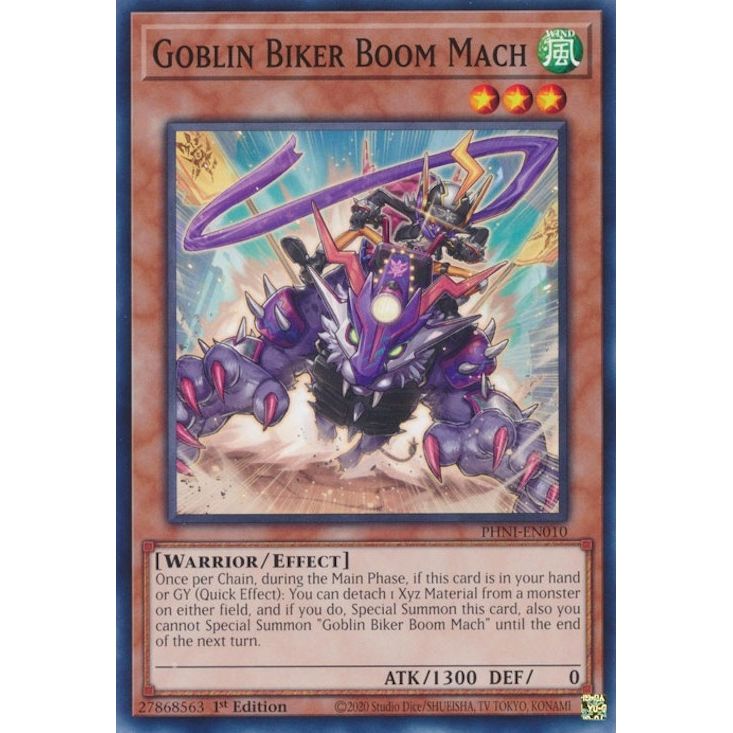Image for Goblin Biker Boom Mach (PHNI-EN010) (PHNI) - YuGiOh