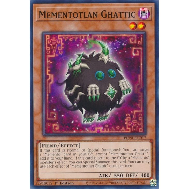 Image for Mementotlan Ghattic (PHNI-EN017) (PHNI) - YuGiOh