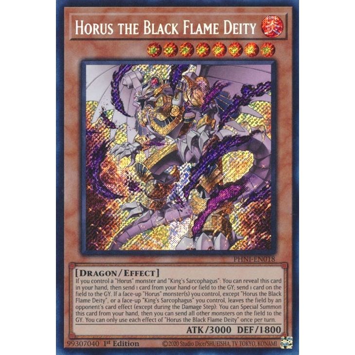 Image for Horus the Black Flame Deity (PHNI-EN018) (PHNI) - YuGiOh