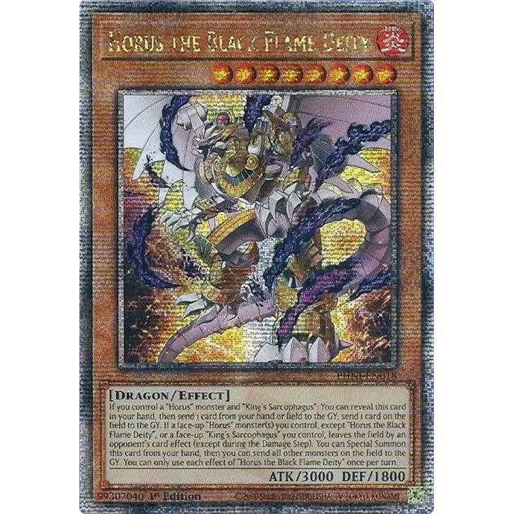 Image for Horus the Black Flame Deity (Quarter Century Secret Rare) (PHNI-EN018) (PHNI) - YuGiOh