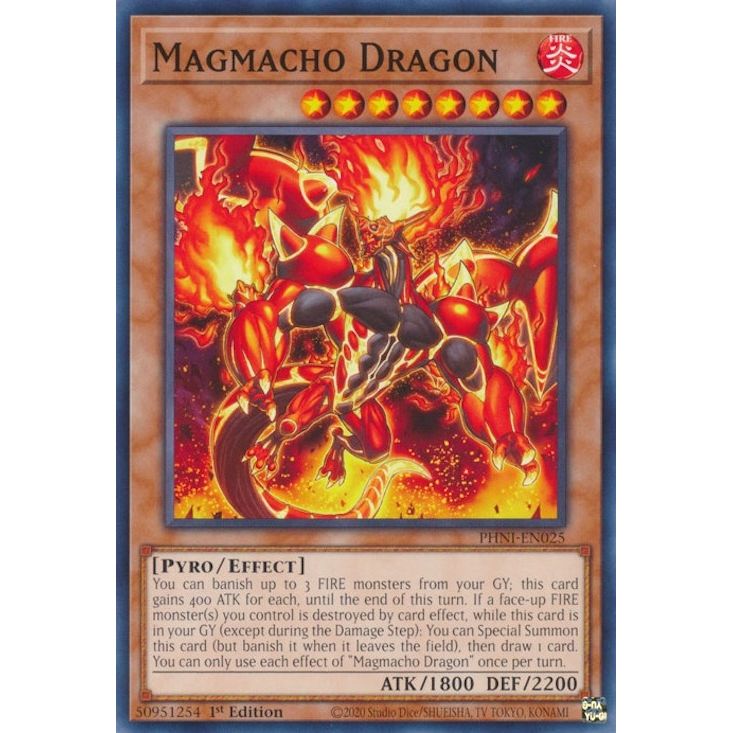 Image for Magmacho Dragon (PHNI-EN025) (PHNI) - YuGiOh