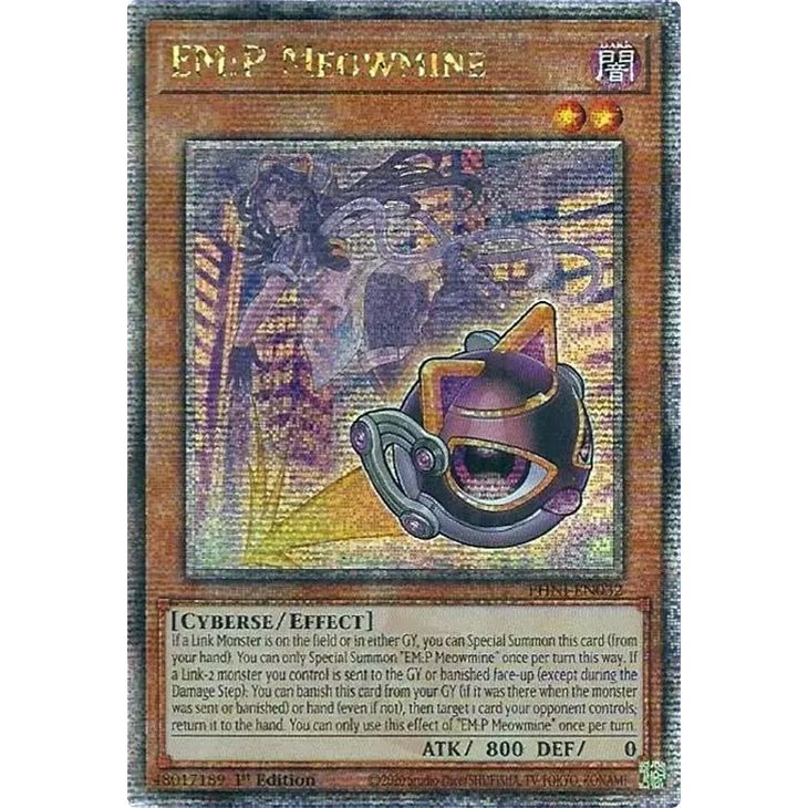 Image for EM:P Meowmine (Quarter Century Secret Rare) (PHNI-EN032) (PHNI) - YuGiOh