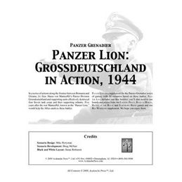 Image for Panzer Grenadier: Panzer Lion Supplement Book - Boardgames