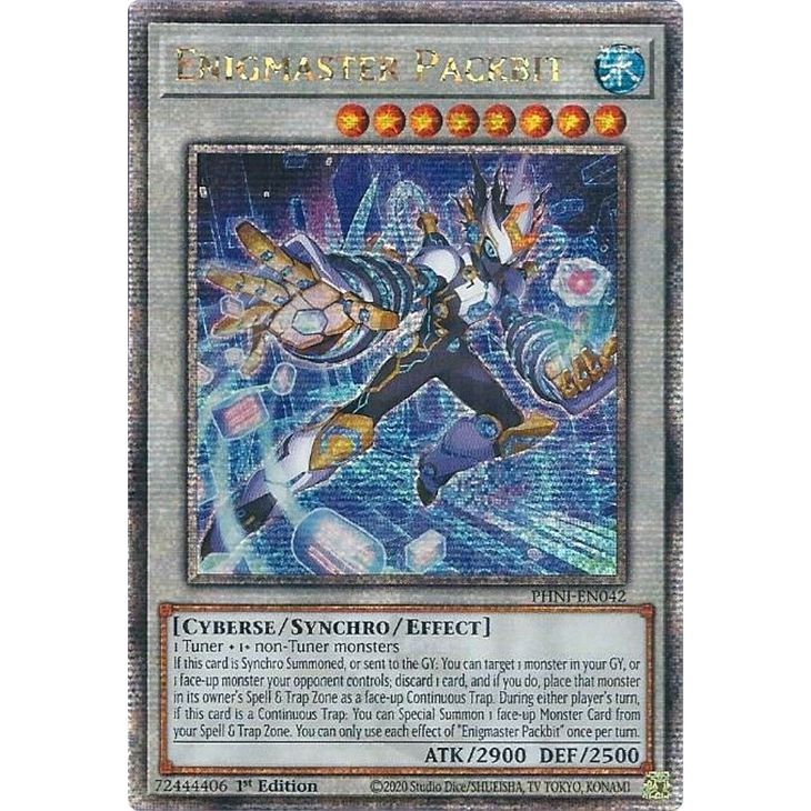 Image for Enigmaster Packbit (Quarter Century Secret Rare) (PHNI-EN042) (PHNI) - YuGiOh