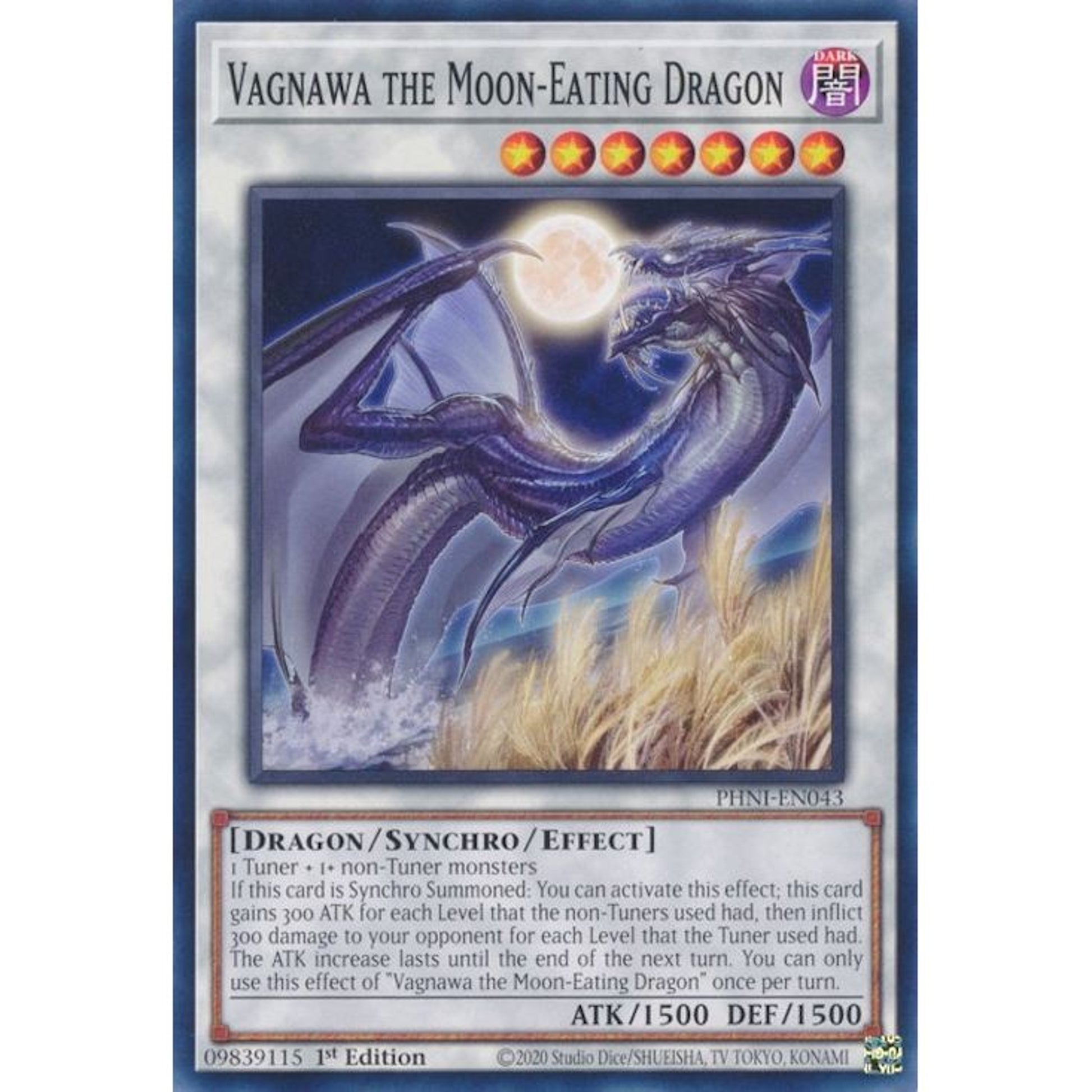 Image for Vagnawa the Moon-Eating Dragon (PHNI-EN043) (PHNI) - YuGiOh