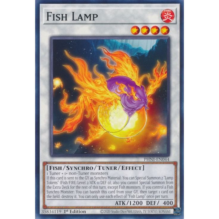 Image for Fish Lamp (PHNI-EN044) (PHNI) - YuGiOh