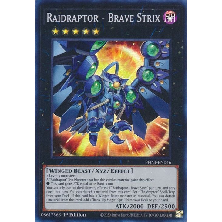 Image for Raidraptor - Brave Strix (PHNI-EN046) (PHNI) - YuGiOh