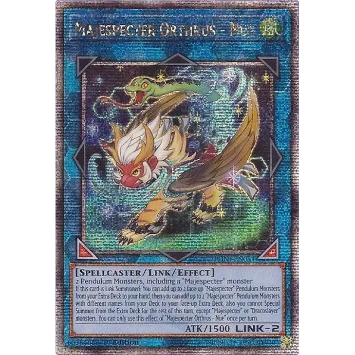 Image for Majespecter Orthrus - Nue (Quarter Century Secret Rare) (PHNI-EN051) (PHNI) - YuGiOh