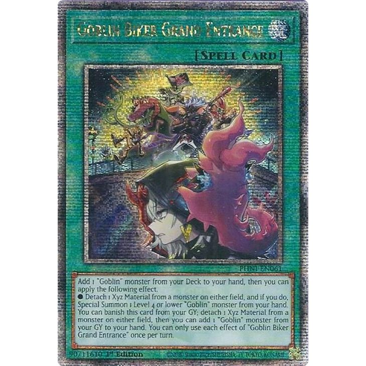 Image for Goblin Biker Grand Entrance (Quarter Century Secret Rare) (PHNI-EN061) (PHNI) - YuGiOh