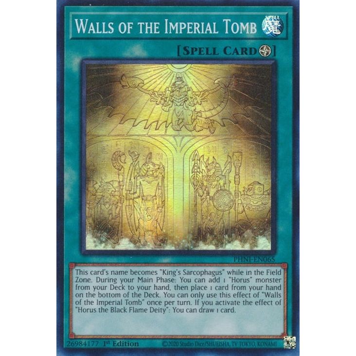 Image for Walls of the Imperial Tomb (PHNI-EN065) (PHNI) - YuGiOh