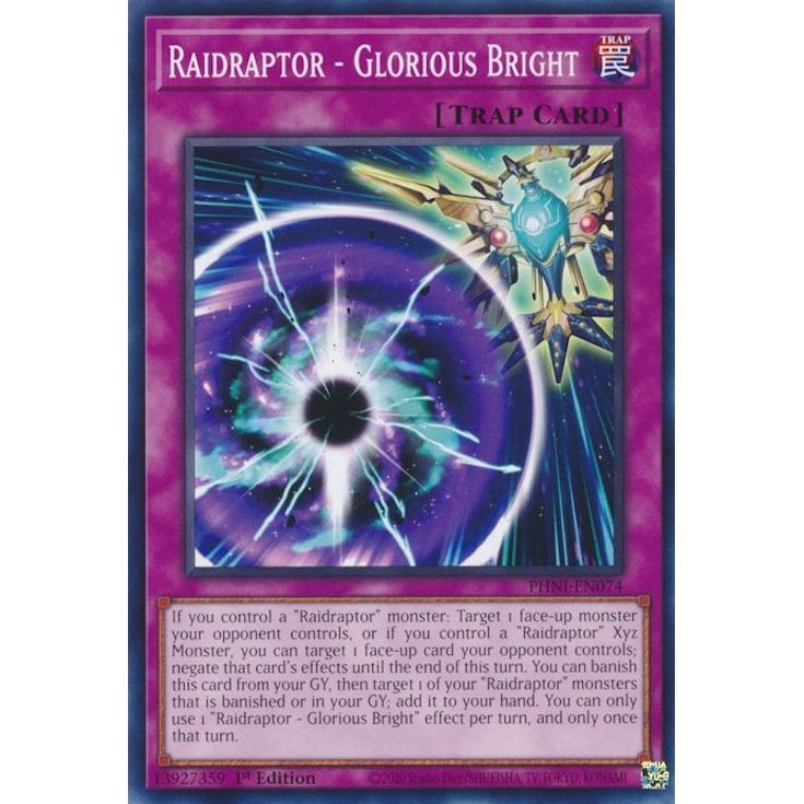 Image for Raidraptor - Glorious Bright (PHNI-EN074) (PHNI) - YuGiOh