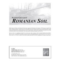 Image for Panzer Grenadier: Romanian Soil Supplement Book - Boardgames