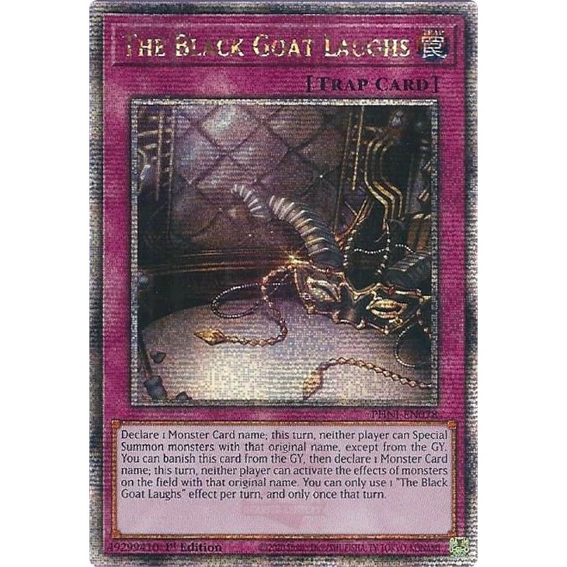 Image for The Black Goat Laughs (Quarter Century Secret Rare) (PHNI-EN078) (PHNI) - YuGiOh