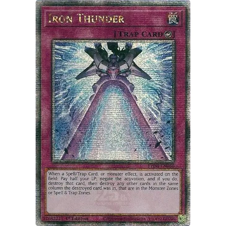 Image for Iron Thunder (Quarter Century Secret Rare) (PHNI-EN080) (PHNI) - YuGiOh