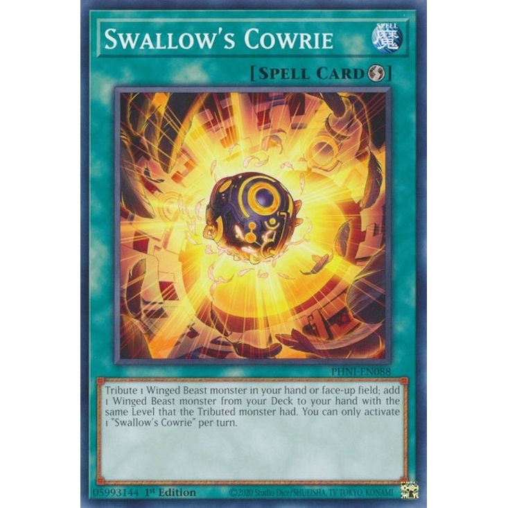 Image for Swallow's Cowrie (PHNI-EN088) (PHNI) - YuGiOh