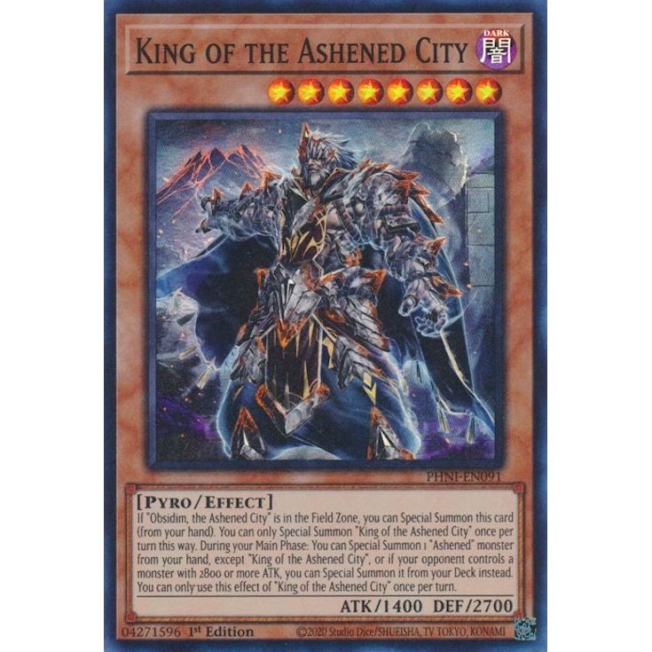 Image for King of the Ashened City (PHNI-EN091) (PHNI) - YuGiOh