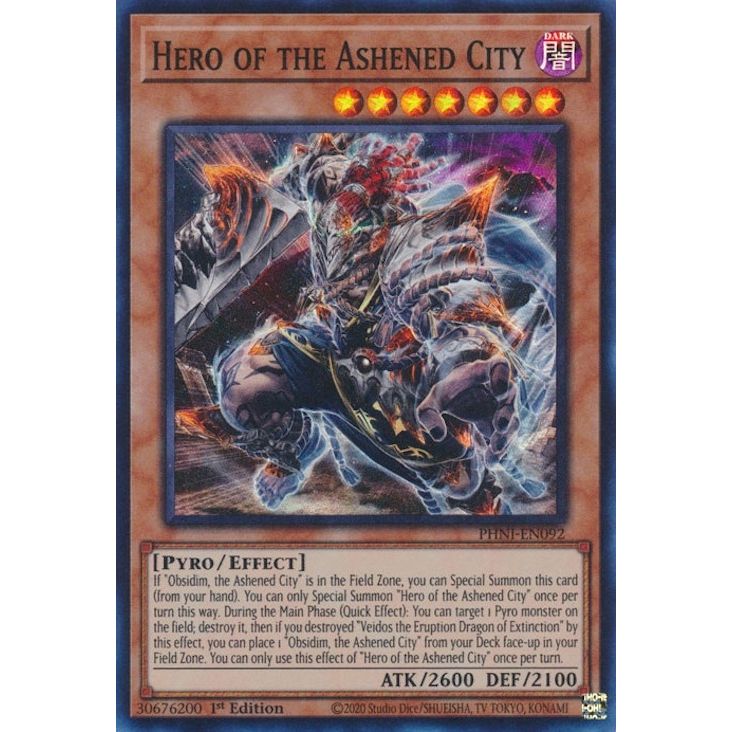 Image for Hero of the Ashened City (PHNI-EN092) (PHNI) - YuGiOh