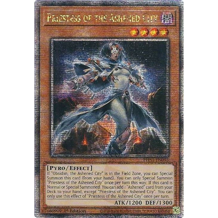 Image for Priestess of the Ashened City (Quarter Century Secret Rare) (PHNI-EN093) (PHNI) - YuGiOh