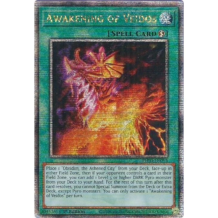Image for Awakening of Veidos (Quarter Century Secret Rare) (PHNI-EN095) (PHNI) - YuGiOh