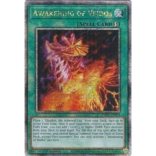 Image for Awakening of Veidos (Quarter Century Secret Rare) (PHNI-EN095) (PHNI) - YuGiOh