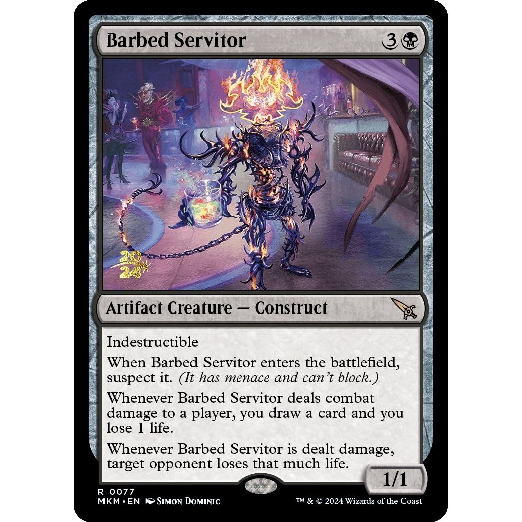 Image for Barbed Servitor (77) (PRE) - Magic: The Gathering