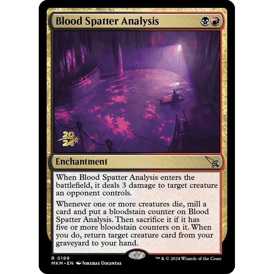 Image for Blood Spatter Analysis (189) (PRE) - Magic: The Gathering
