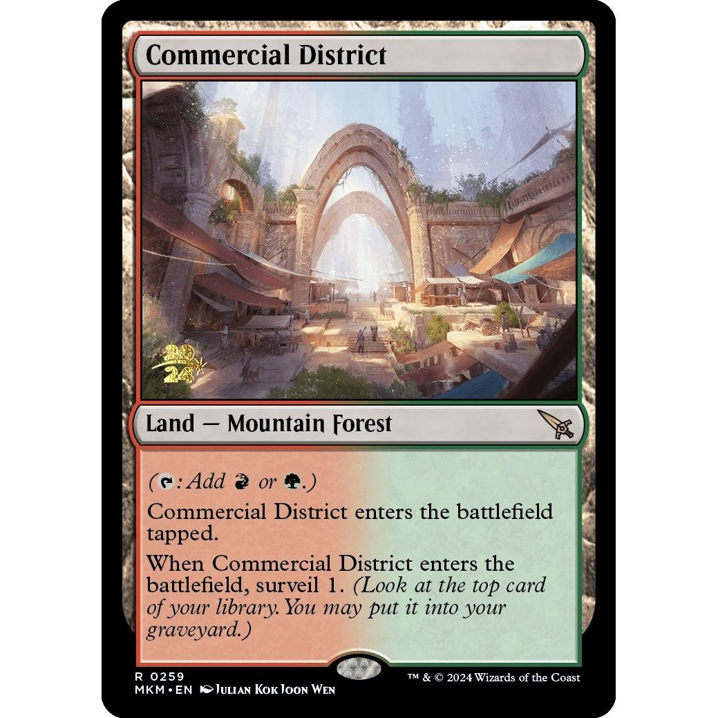 Image for Commercial District (259) (PRE) - Magic: The Gathering